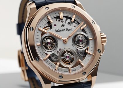 "Audemars Piguet watchmaker hand-finishing a mechanical movement"