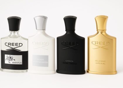 Creed Aventus perfume bottle – a bestselling luxury scent for men