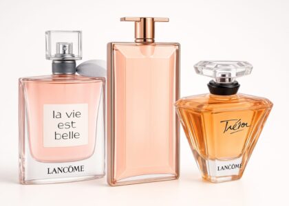 A bottle of Lancôme’s La Vie Est Belle perfume – a fragrance loved by women worldwide