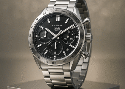 TAG Heuer Carrera watch showcasing Swiss craftsmanship and sporty elegance, ideal for luxury watch enthusiasts
