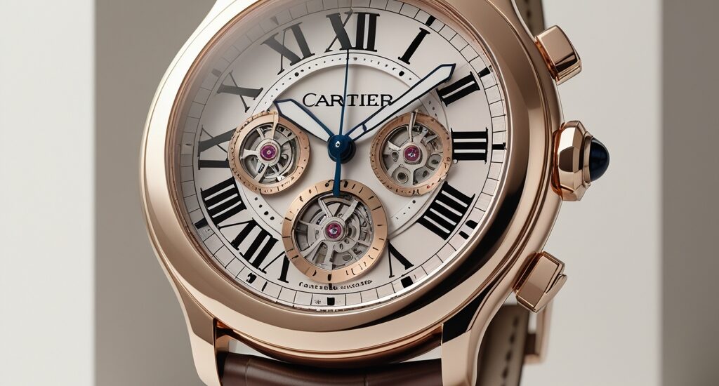Elegant Cartier watchs – Ballon Bleu model on wrist