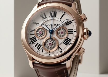 Elegant Cartier watchs – Ballon Bleu model on wrist