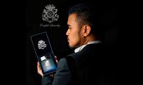 Woman wearing 3B International Perfumes enjoying a timeless fragrance