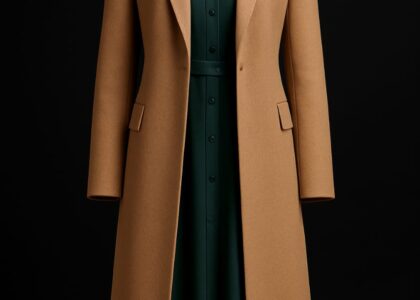 Max Mara camel coat showcasing Italian luxury fashion