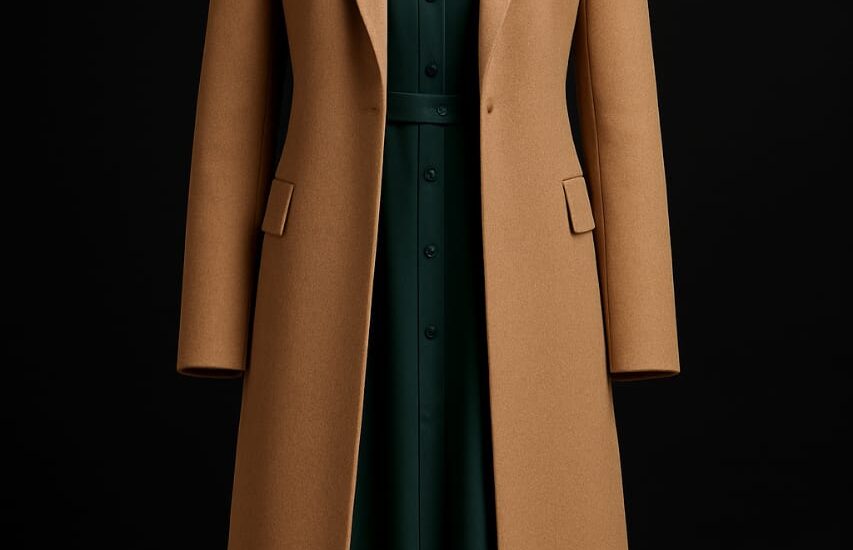 Max Mara camel coat showcasing Italian luxury fashion