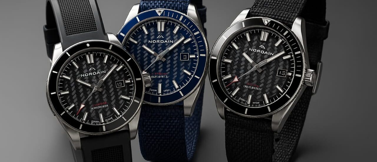 NORQAIN (Special Ed.) luxury Swiss watch close-up, showcasing stainless steel case, sapphire crystal, and adventure-ready design.