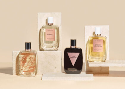 Roos & Roos perfume bottle showcasing French elegance.
