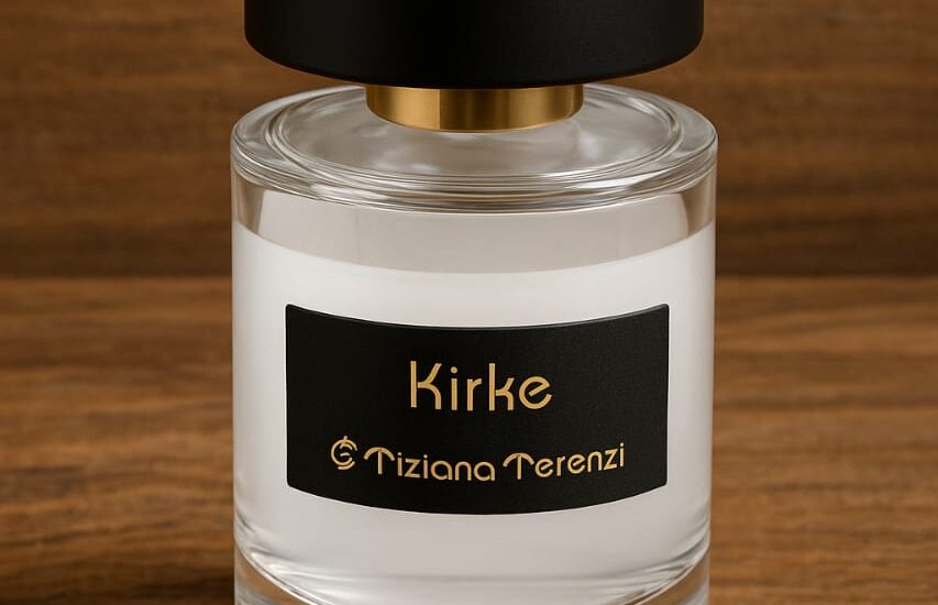 Tiziana Terenzi luxury perfume bottle with gold detailing