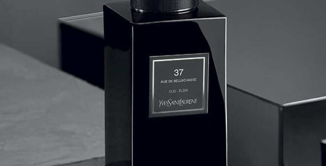 Rue 37 Perfume bottle on a luxury table