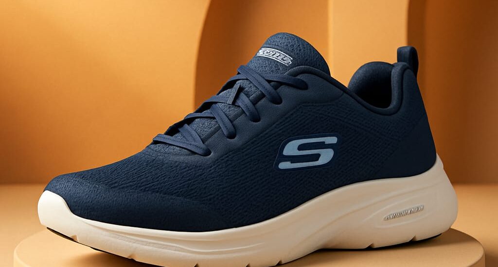 Skecher Arch Fit shoes with supportive sole, ideal for foot pain relief in Pakistan