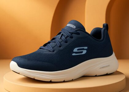 Skecher Arch Fit shoes with supportive sole, ideal for foot pain relief in Pakistan