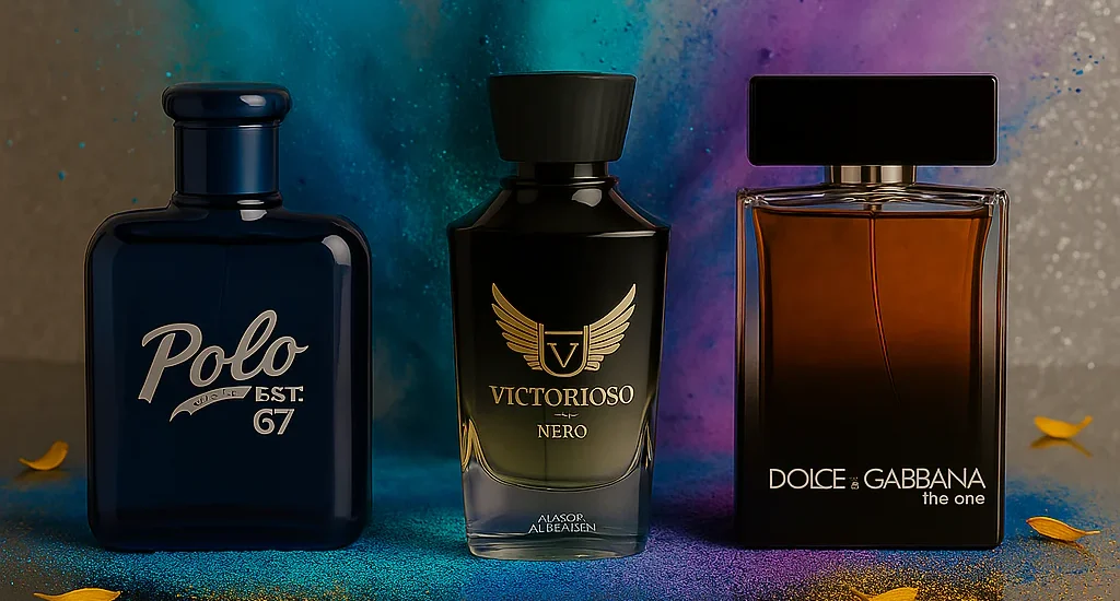 Max Deville fragrance bottle with elegant packaging