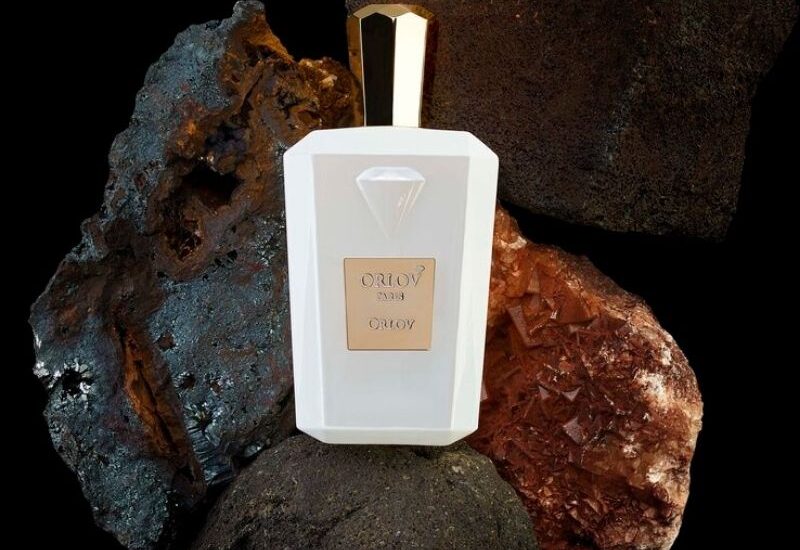 Orlov Paris fragrance bottle inspired by diamonds, showcasing luxury and elegance.