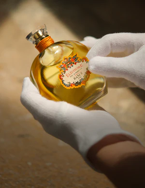 Elegant Rance perfume bottle showcasing timeless French fragrance design.