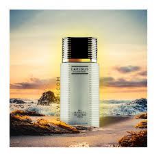 Bottle of Ted Lapidus Fragrance on a luxury background
